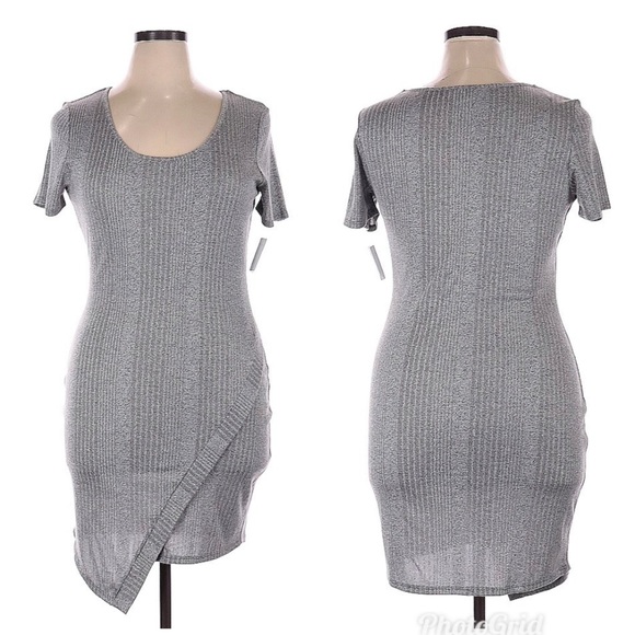 MUST GO!!! NWT Charlotte Russe Grey dress - XL - Picture 1 of 1